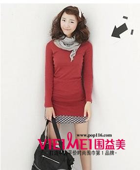 2012新款圍巾批發網 初秋OL方案 絲巾扮靚Office,最新服裝圖片-圍益美商城