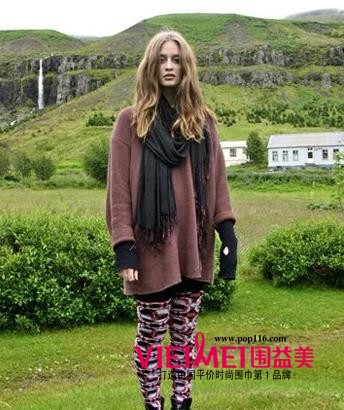 新款圍巾批發網 一步步入冬天 做個范范之輩,最新服裝圖片-圍益美商城