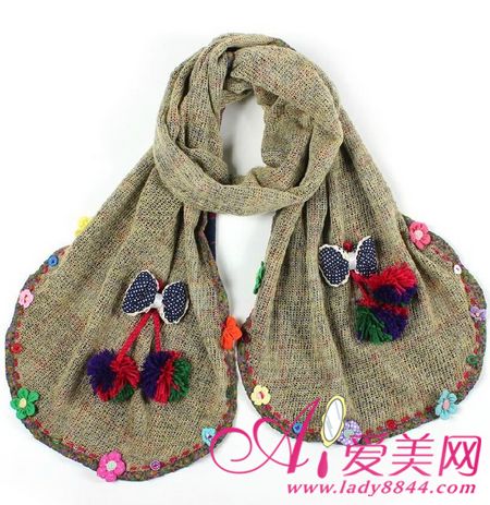  森女至愛之物 日系棉麻清新圍巾 