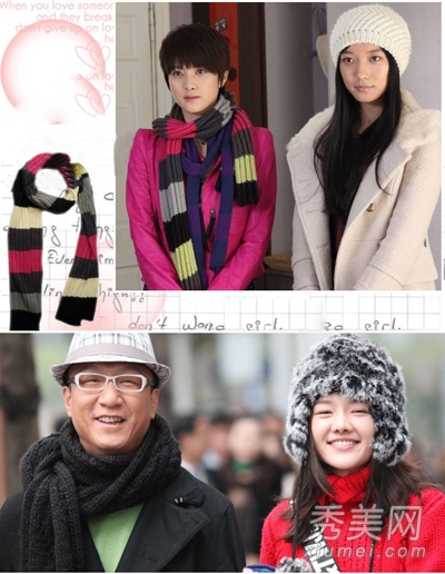 冬季帽子圍巾欣賞,最新服裝圖片-圍益美商城