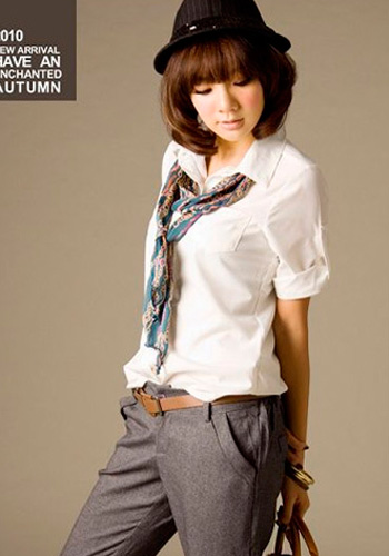 時(shí)髦TOMBOY襯衫 穿出型女性感