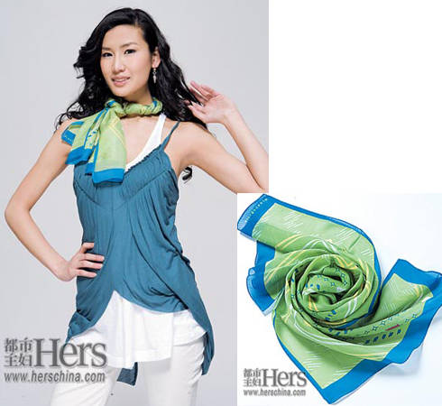 6種OL絲巾系法 表達(dá)你的百變風(fēng)格,最新服裝圖片-圍益美商城