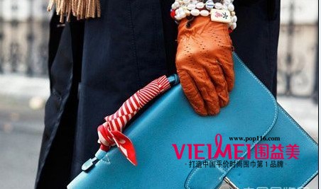 絲巾的N種搭配 你知道多少,最新服裝圖片-圍益美商城