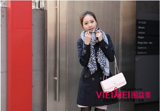 時尚圍巾，讓冬季的您更美麗,最新服裝圖片-圍益美商城
