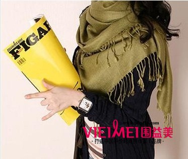 韓式潮流圍巾 盡顯女性之美,最新服裝圖片-圍益美商城
