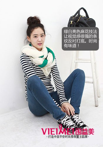 善用絲巾的女人就是一道風景,最新服裝圖片-圍益美商城