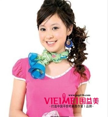 不同的場合  不同的臉型   不同的絲巾  就有不同的搭配,最新服裝圖片-圍益美商城
