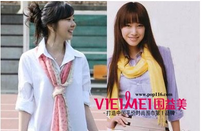 絲巾讓你的夏季充滿魅力,最新服裝圖片-圍益美商城