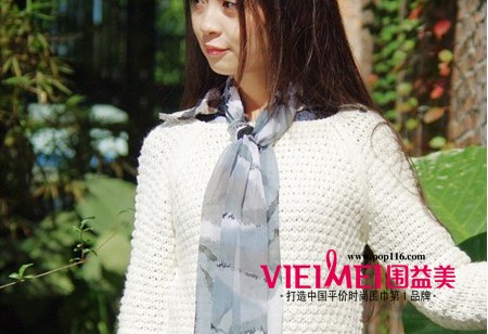 百變絲巾 幫你打造完美氣質女人,最新服裝圖片-圍益美商城
