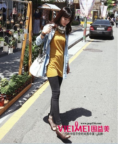WYM圍巾秋天時尚亮點裝扮,最新服裝圖片-圍益美商城