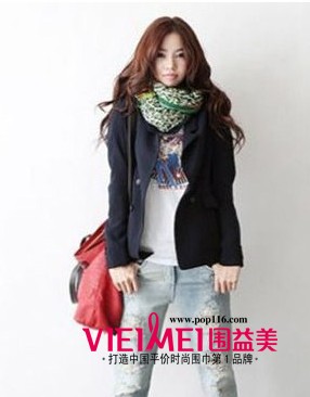 豹紋圍巾你的選擇,最新服裝圖片-圍益美商城
