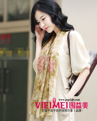 4種絲巾系法 教你變身甜美小女人   ~,最新服裝圖片-圍益美商城