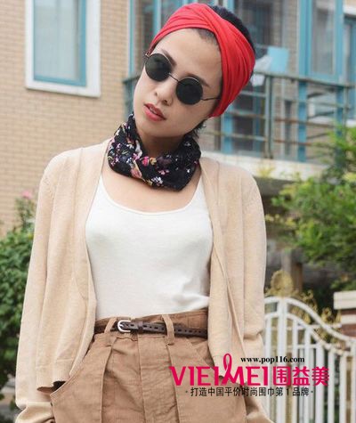 靚麗頭巾 讓你散發(fā)出女性中的柔美氣質(zhì),最新服裝圖片-圍益美商城