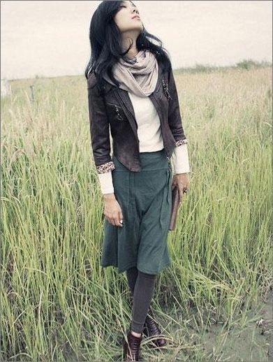 為秋裝增添色彩 秋色不平分,最新服裝圖片-圍益美商城