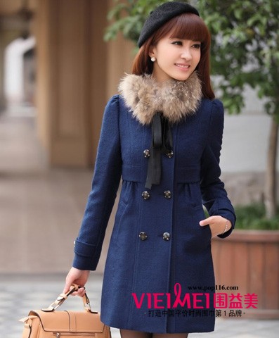 呢大衣完美搭配 優雅中不失俏皮可愛 嘻嘻嘻 女生看好咯！,最新服裝圖片-圍益美商城