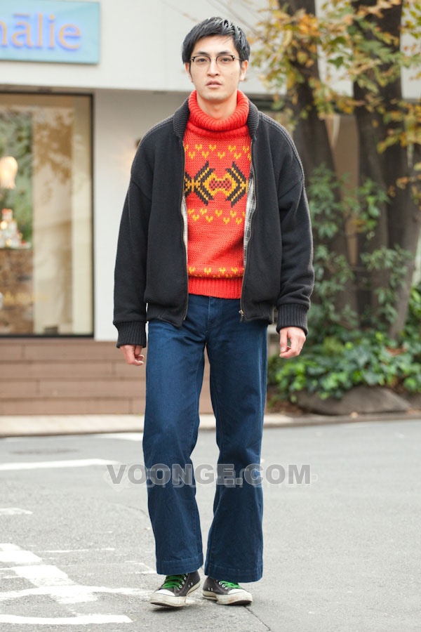 冬末初春 日本街頭的型男們的潮流搭配造型