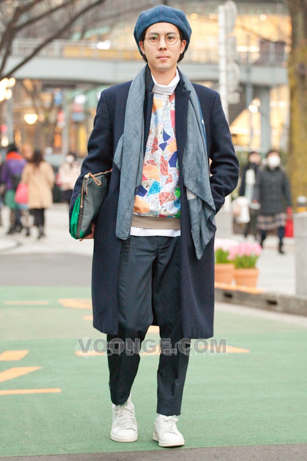 冬末初春 日本街頭的型男們的潮流搭配造型
